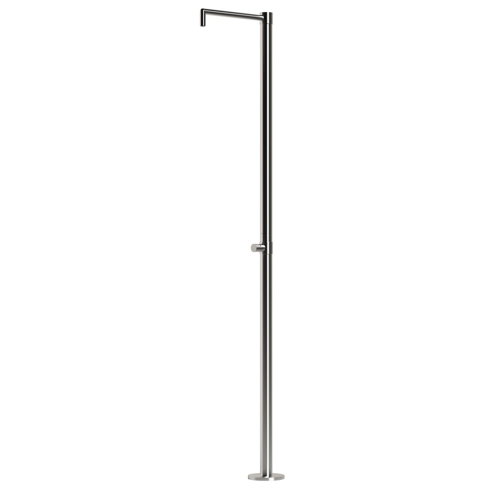 Doccia Monocolo con temporizzatore inox satinato
