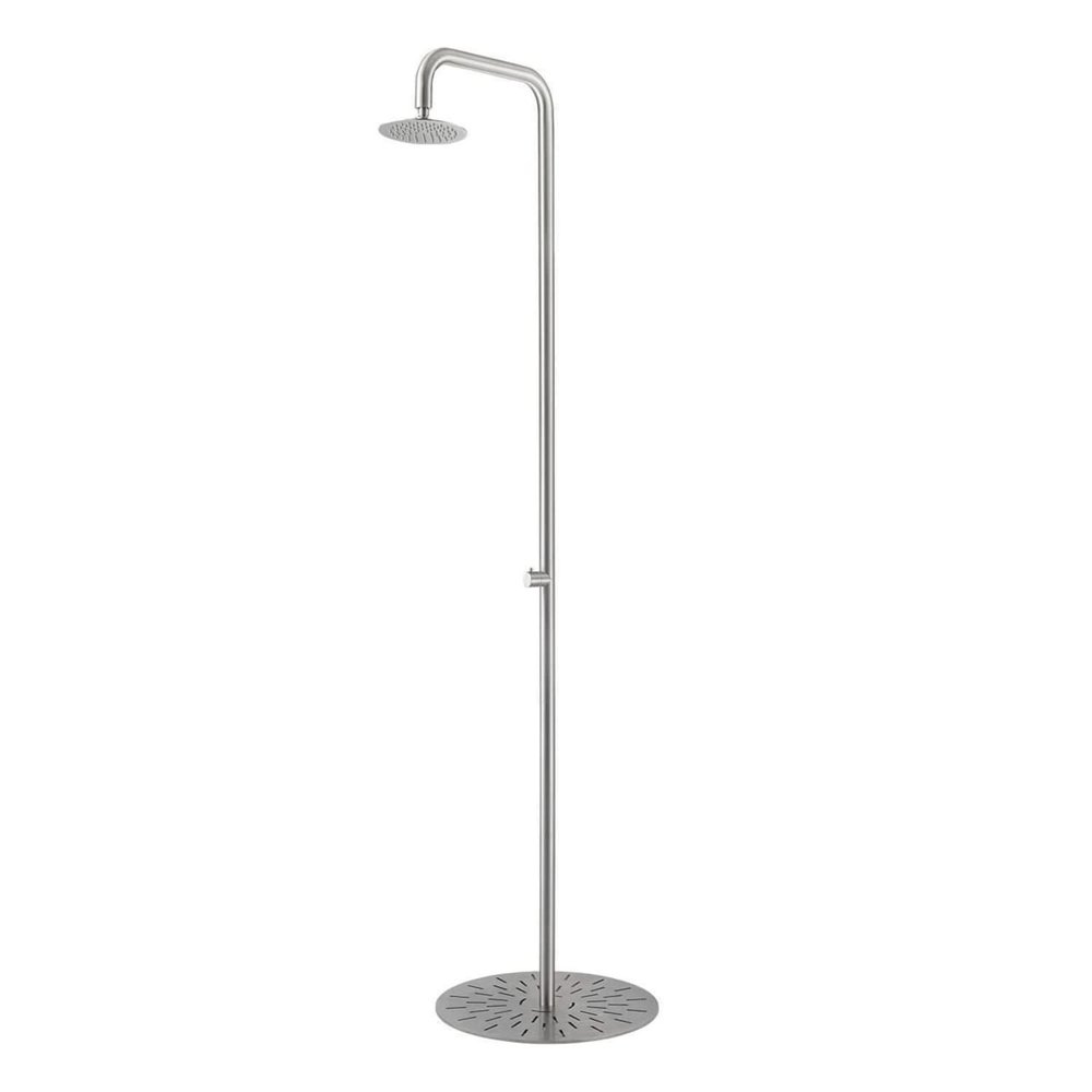 Doccia Simius con base inox satinato