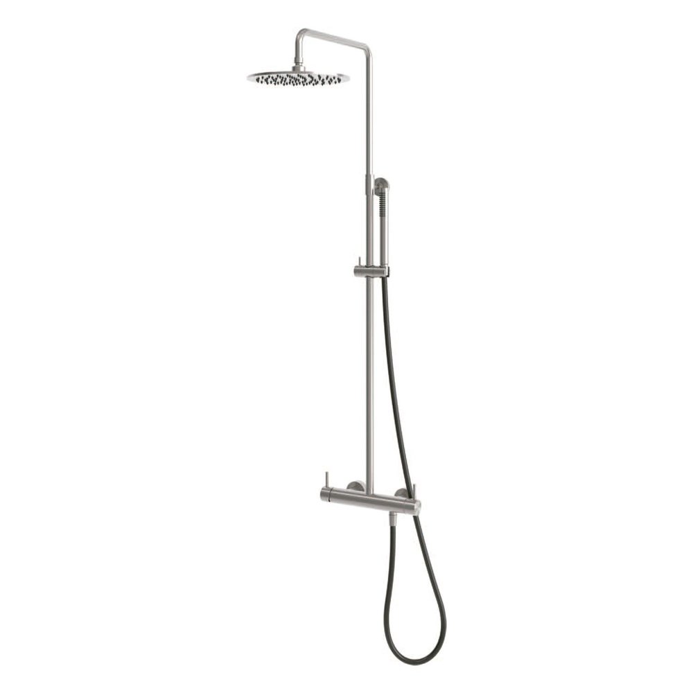 Doccia a parete Levante inox satinato