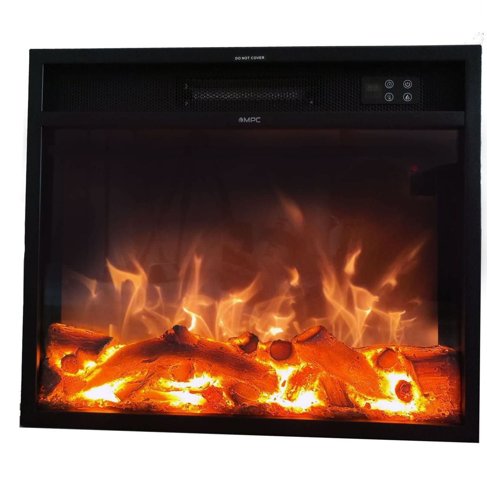 Inserto elettrico Vulcano 60 nero