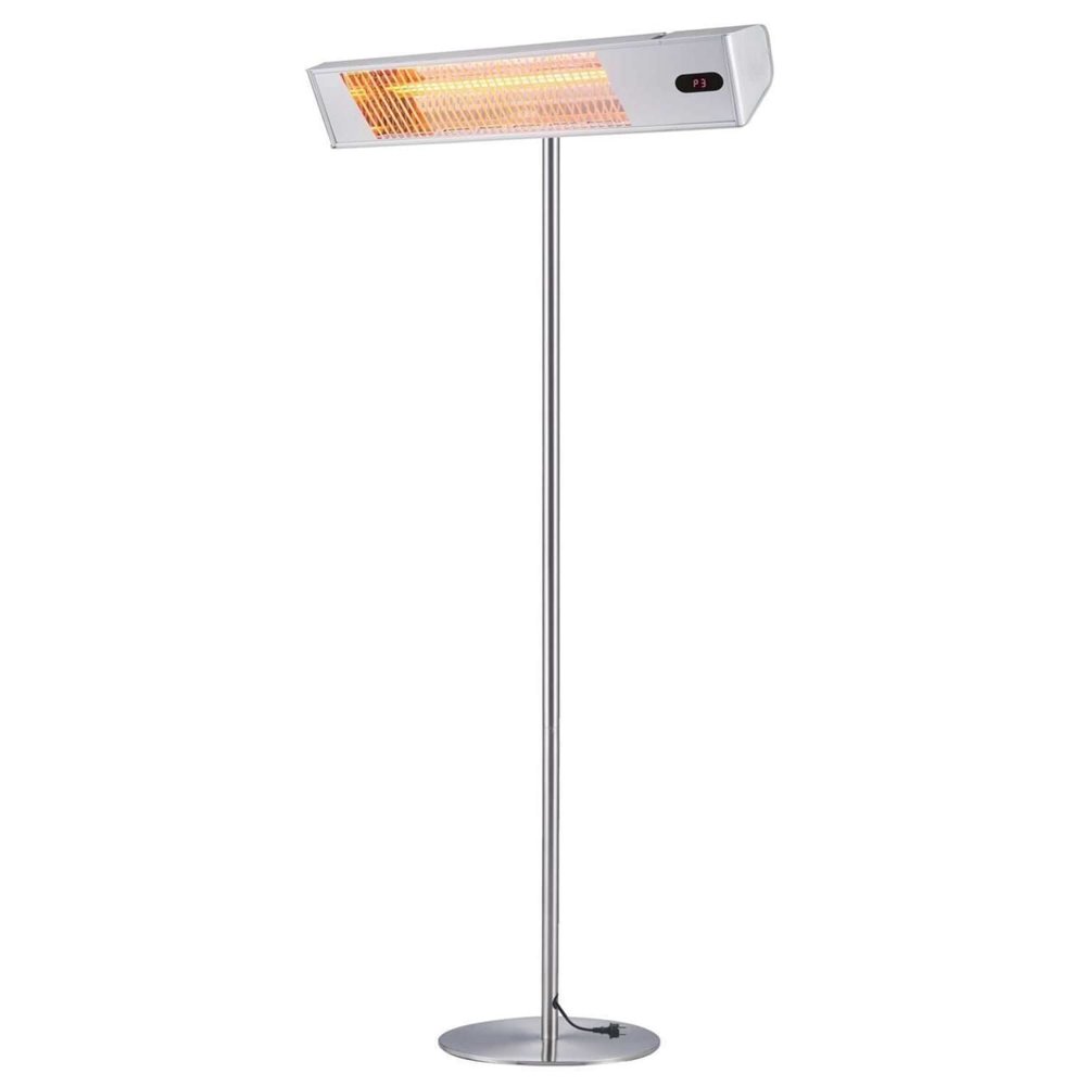 Stufa a infrarossi con palo Caldo IR-A 2000 W inox / alluminio