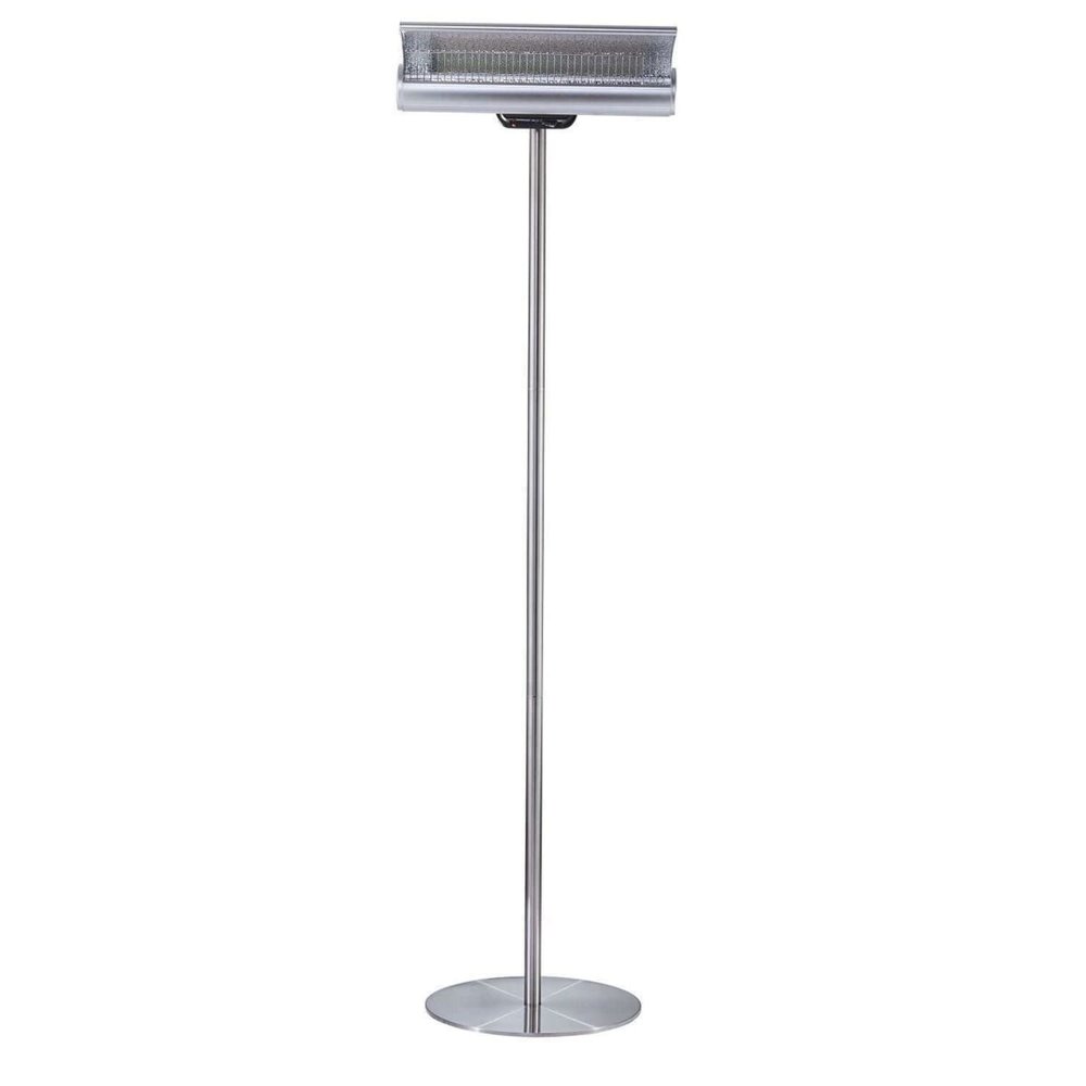 Stufa a infrarossi da terra 2000 W inox / alluminio
