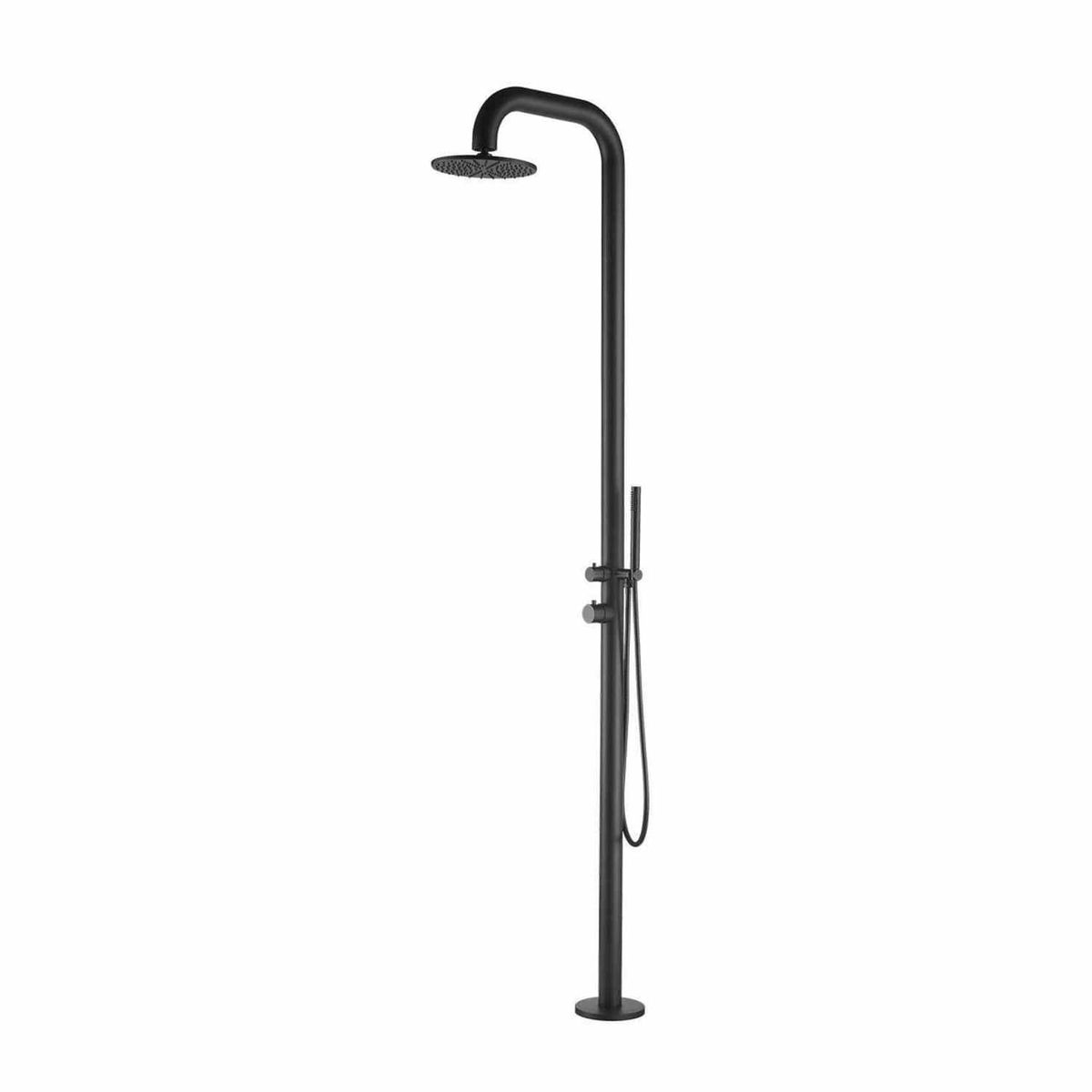Doccia da giardino Pula nero satinato