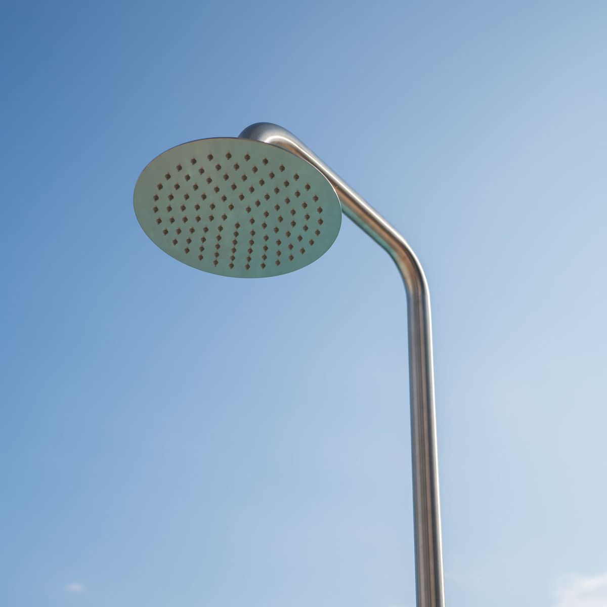 Doccia Simius con base inox satinato – foto ambientata