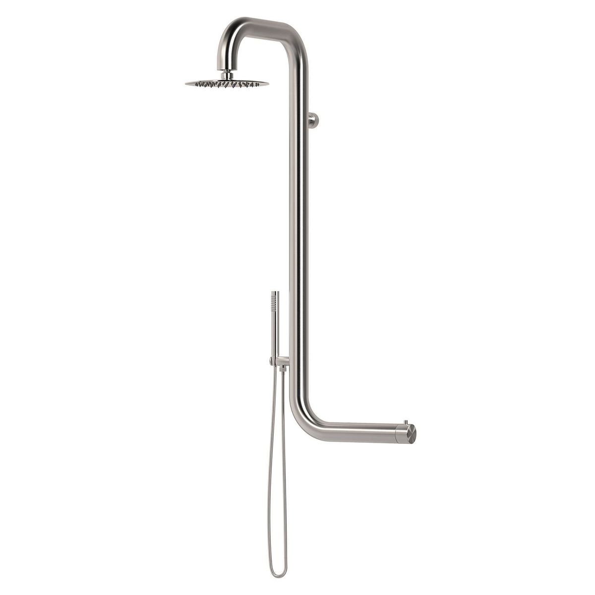 Doccia a parete Cabras inox satinato