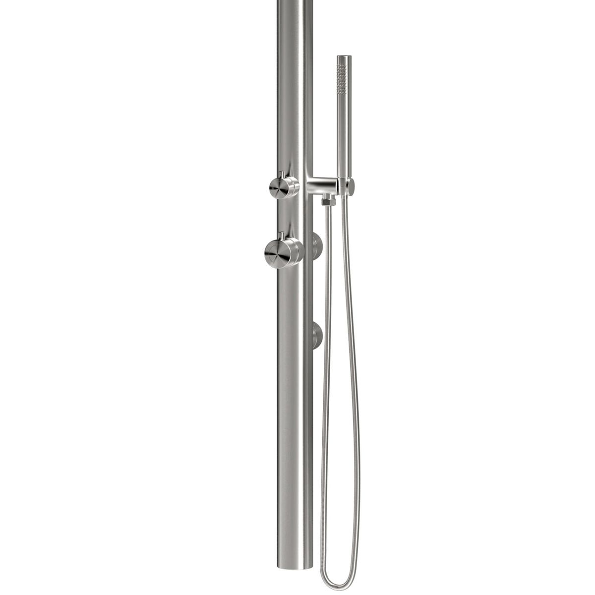 Doccia a parete Chia inox satinato – foto ambientata