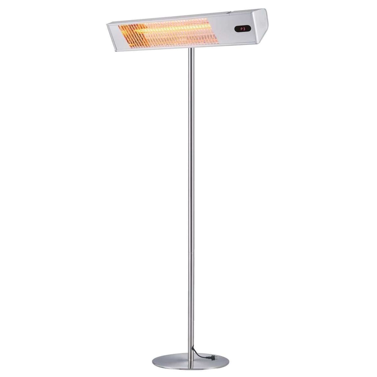 Stufa a infrarossi con palo Caldo IR-A 2000 W inox / alluminio