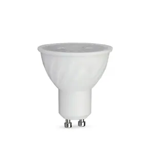 Faretto 6W GU10 senza sfarfallio plastica chip Cree 4000K 110 °