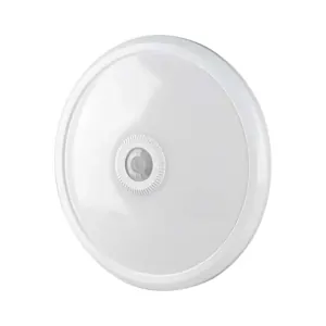Plafoniera 12W con sensore chip Cree 4000K corpo bianco
