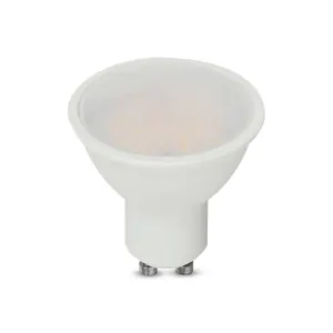 Faretto LED GU10 10W 100° copertura Satinata 3000K