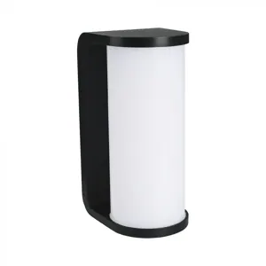 Applique 12W corpo nero 3 tonalità di luce
