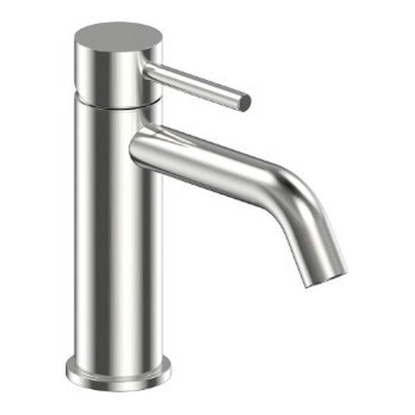 Miscelatore lavabo inox 316L Ø 42 mm con scarico click-clack acciaio inox 316l