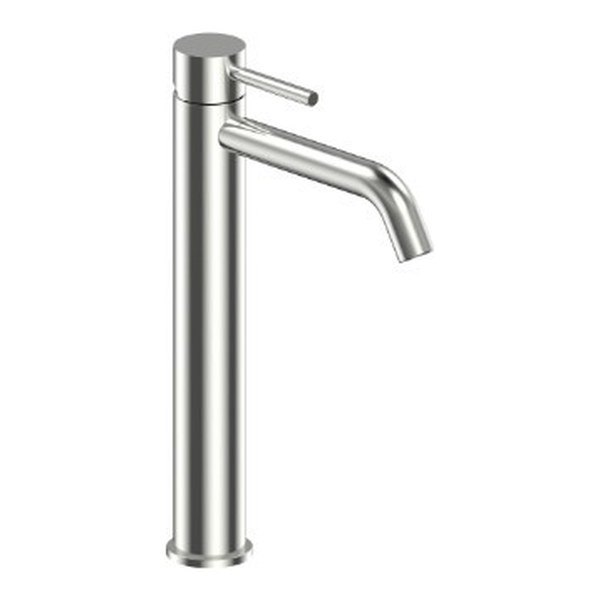 Miscelatore lavabo alto inox 316L Ø 42 mm con scarico click-clack acciaio inox 316l