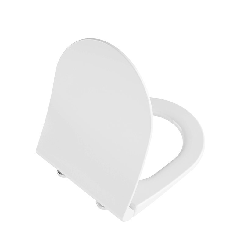 Mia Round – Sedile Slim per vaso in Duroplast bianco lucido