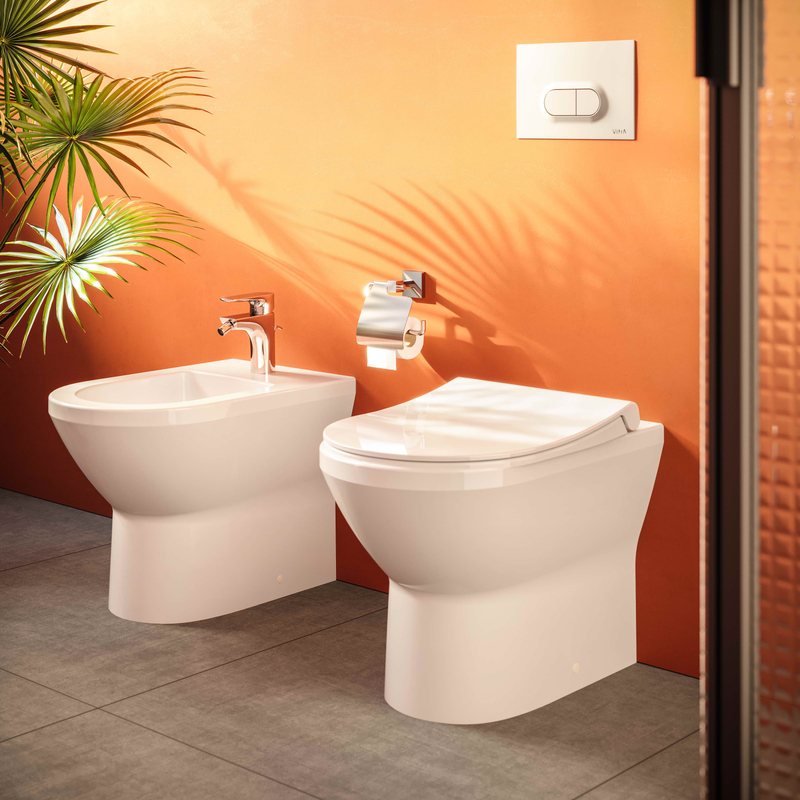 Mia Round – Sedile Slim per vaso in Duroplast foto 2