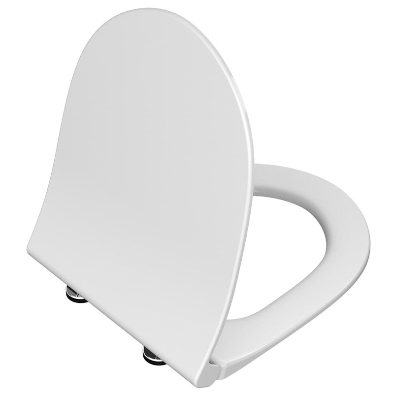 Sento – Sedile Slim per vaso in Duroplast a fissaggio fisso bianco opaco