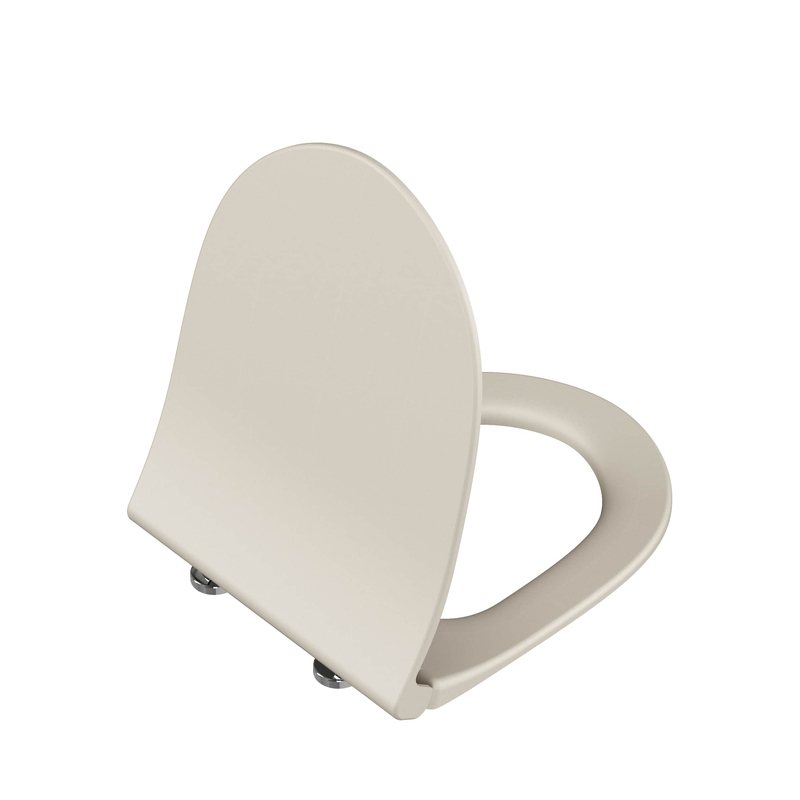 Sento – Sedile Slim per vaso in Duroplast con sgancio rapido beige sabbia opaco