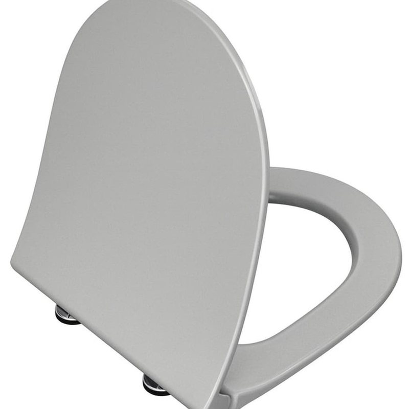 Sento – Sedile Slim per vaso in Duroplast con sgancio rapido grigio pietra opaco