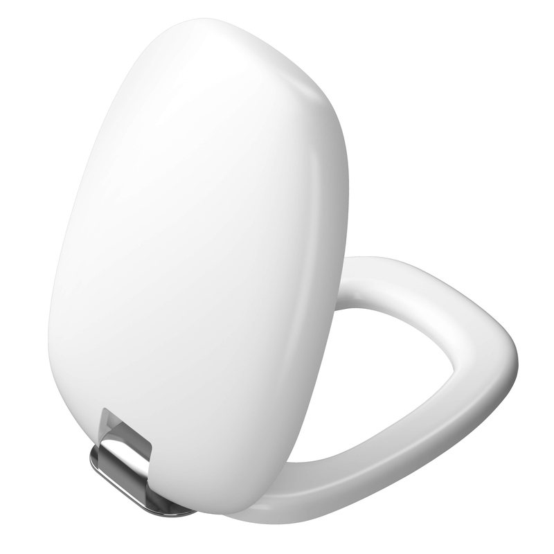 Plural – Sedile per vaso in Duroplast bianco opaco