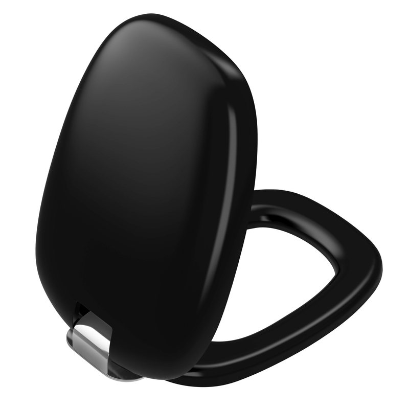 Plural – Sedile per vaso in Duroplast nero opaco