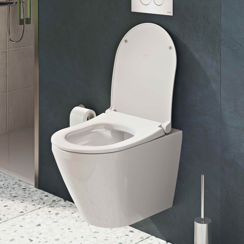 Metropole Round – Sedile Slim per vaso in Duroplast foto 3