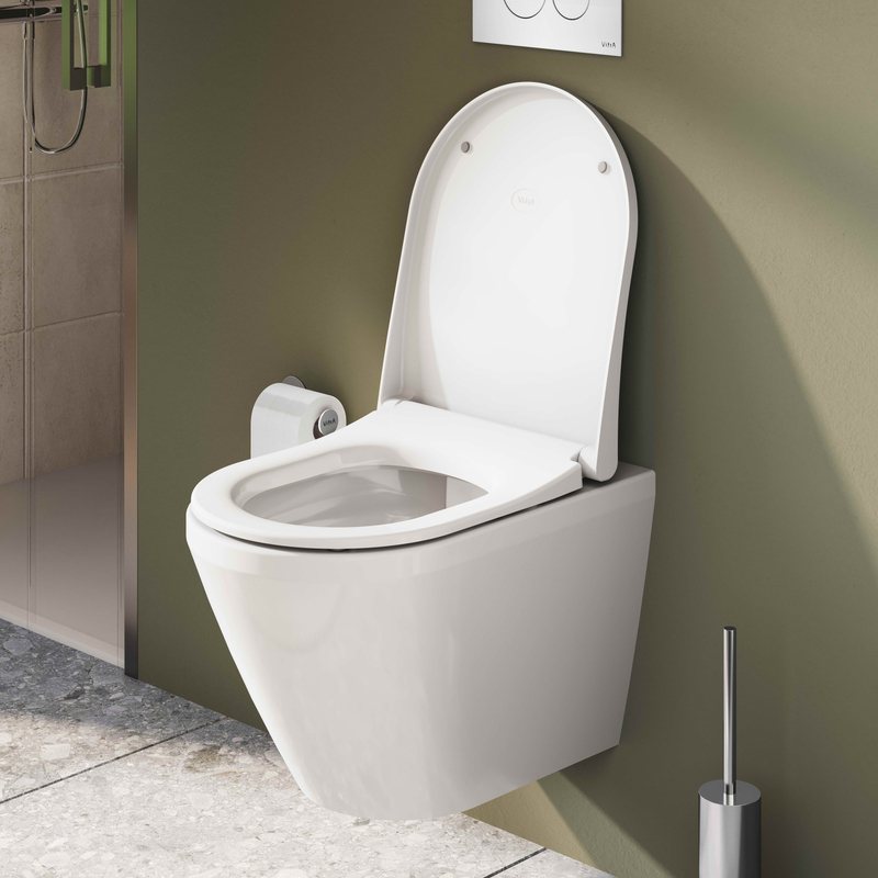 S20 Round – Sedile Slim per vaso in Duroplast foto 3