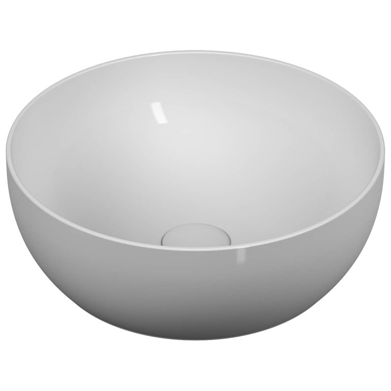 Outline – Catino Round, 40 cm bianco lucido