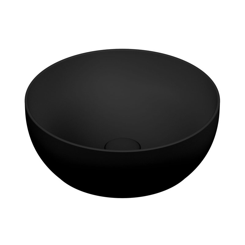Outline – Catino Round, 40 cm nero opaco