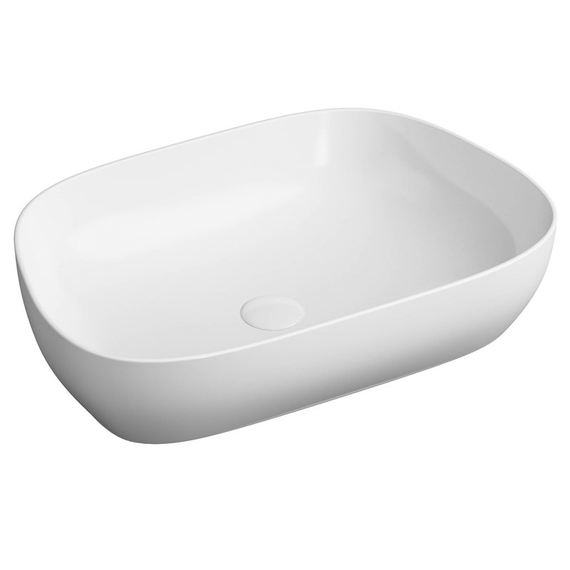 Outline – Catino TV, 63 cm bianco lucido