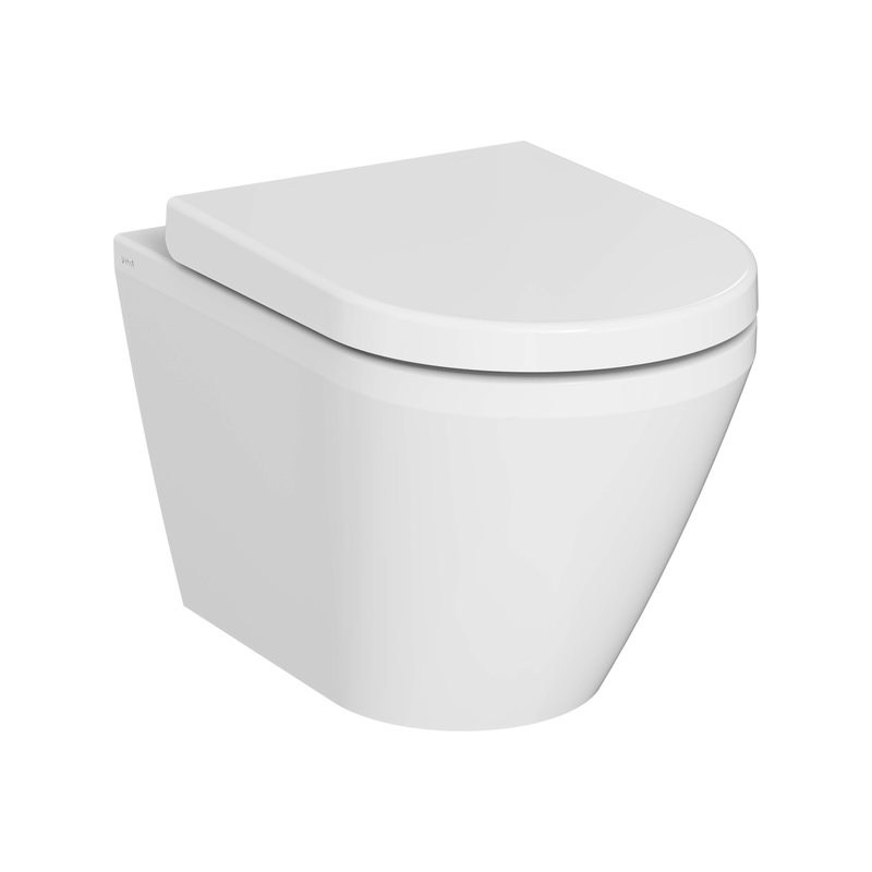Integra Round – Vaso sospeso Rim-Ex, 54 cm bianco lucido