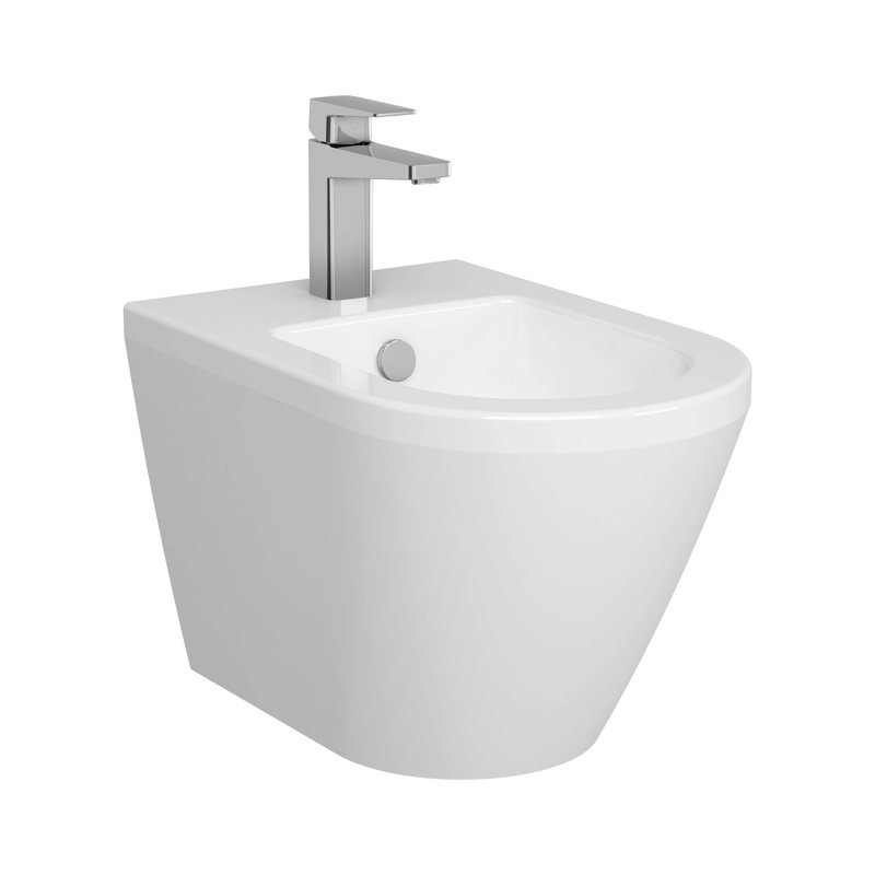 Integra Round – Bidet sospeso, 54 cm bianco lucido