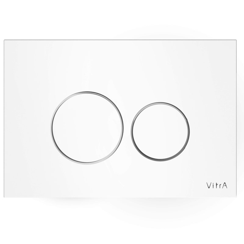 Origin – Placca di comando in vetro vetro bianco