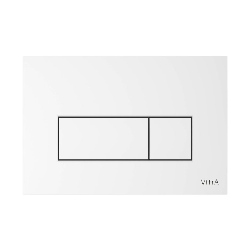 Placca di comando Root Square bianco lucido