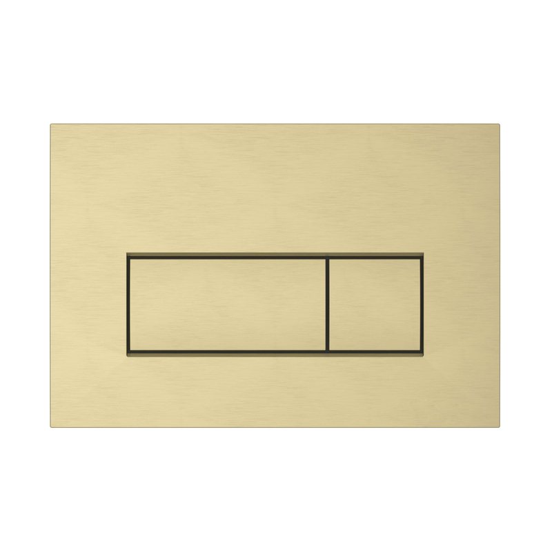 Placca di comando Root Square oro spazzolato