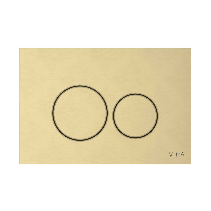 Placca di comando Origin oro spazzolato