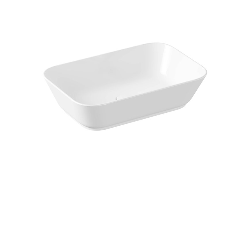 Geo – Catino Soft-Square, 60 cm bianco lucido