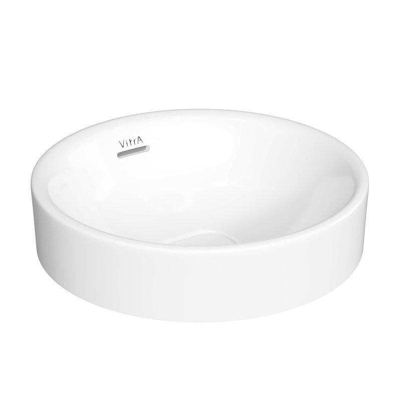 Metropole – Catino Round, 40 cm bianco lucido