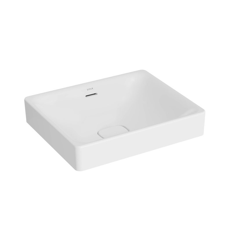 Metropole – Catino Rettangolare, 50 cm bianco opaco