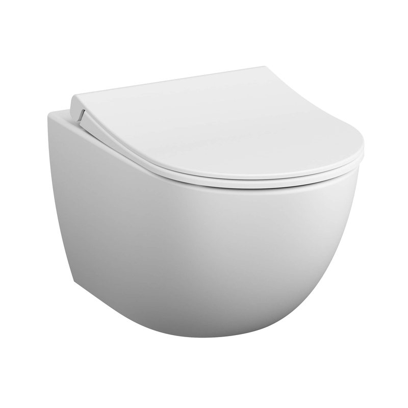 Sento – Vaso sospeso Rim-Ex, 54 cm bianco opaco