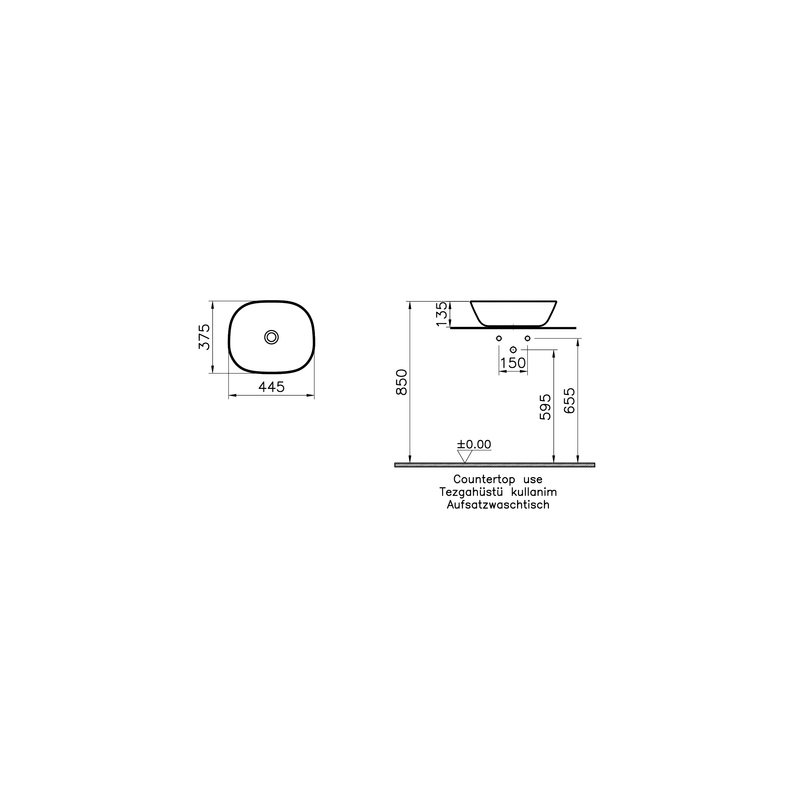 Plural – Catino Square Basso, 45 cm foto 3