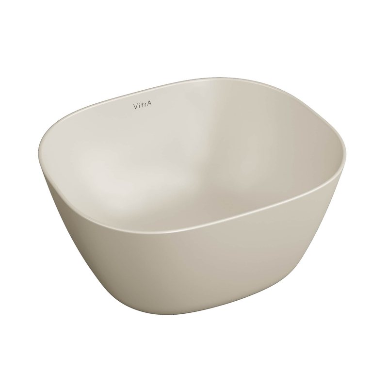 Plural – Catino Square Alto, 45 cm beige sabbia opaco