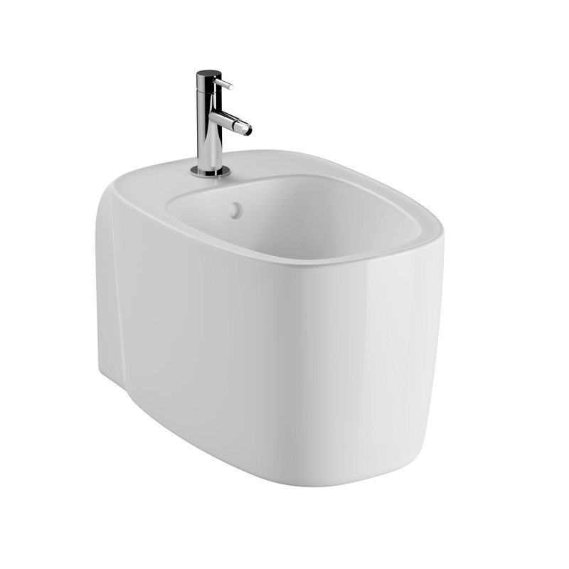 Plural – Bidet sospeso, 55 cm bianco lucido
