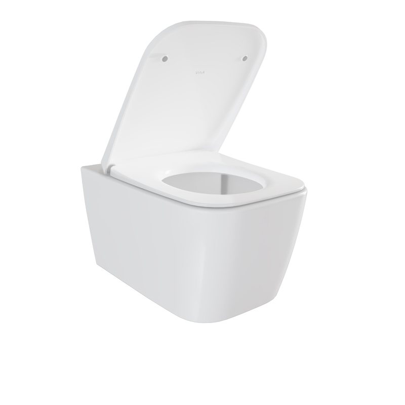 Metropole Square – Vaso sospeso QuantumFlush, 56 cm bianco lucido