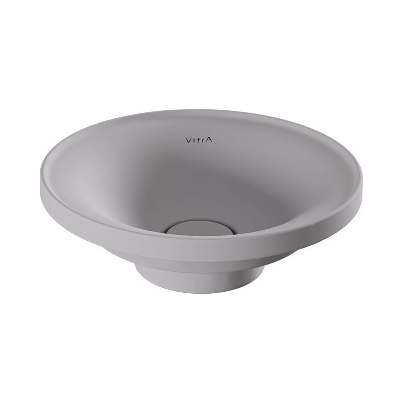 Glora – Catino Round, 45 cm grigio pietra opaco